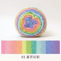 如意鸟轻岚彩虹棉编织笔记：治愈感拉满的渐变手作时光🌈