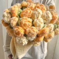 如意鸟轻岚玫瑰毯材料包｜秋冬手作治愈天花板！渐变梦幻到犯规