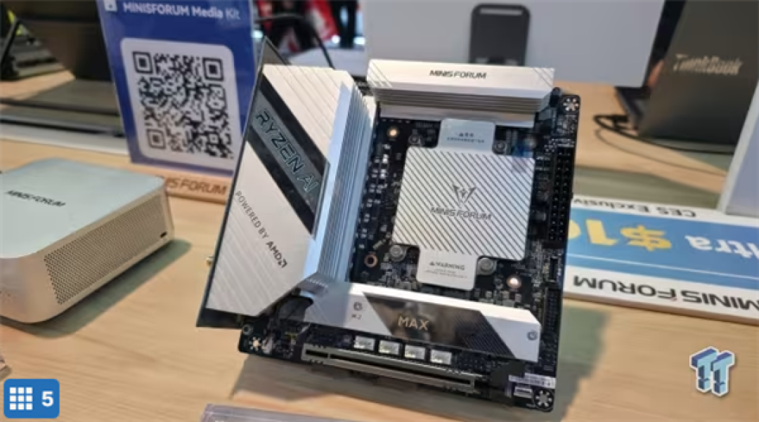 铭凡发布BD395i MAX主板:集成锐龙AI Max+ 395 支持安装独显