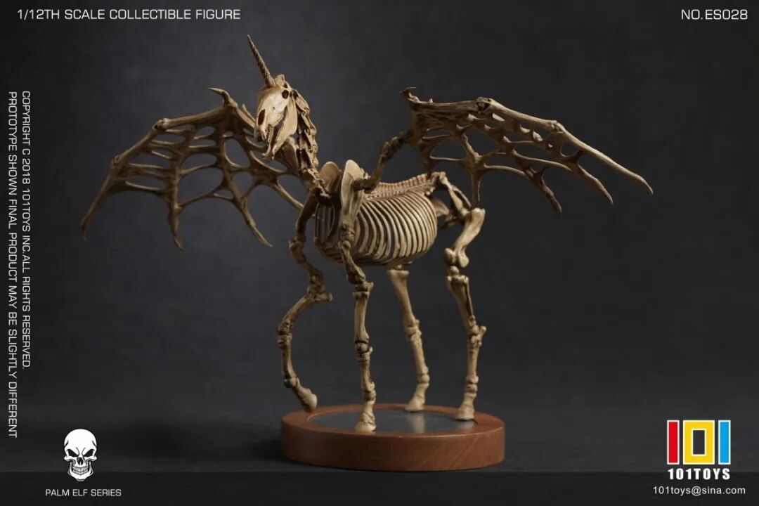 101TOYS 1/12「掌上精灵」骷髅骨架独角兽公开
