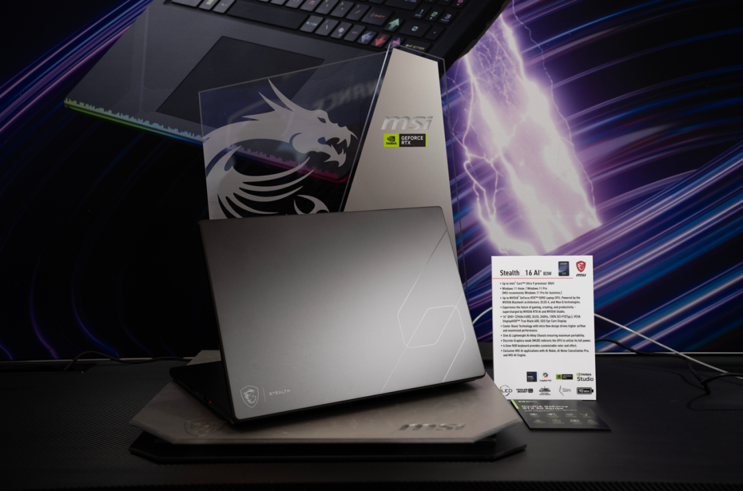 CES 2026 | 微星尊爵、泰坦、绝影、神影等系列多款笔记本新品发布