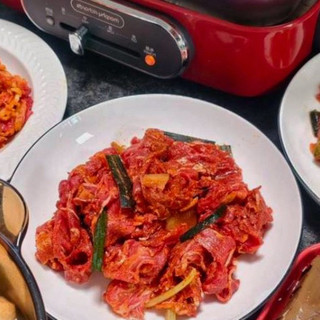 在家复刻的酸果牛肉火锅体验