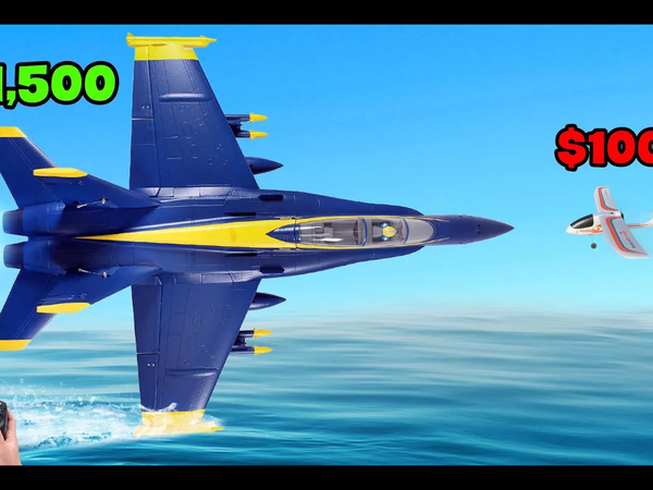 [中配]遥控喷气机 vs 泡沫飞机：100美元 vs 160公里/小时！ - Dangie Bros