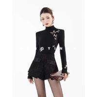 💥秋冬内搭王炸登场！被MD依诺【花中蝶舞】打底衫狠狠拿捏了！