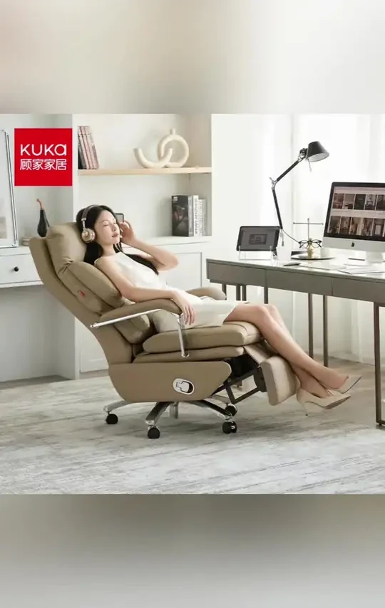 #老板椅 哪个男神不想买一把这样的梦中情椅 #办公椅  #真皮 #按摩椅 #头层牛皮