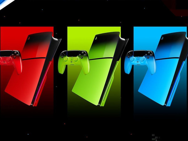 PlayStation发布了新的「Hyperpop主题」DualSense手柄与主机外壳，共推出三种配色方案：Techno Red（科技红）、Remix Green（混音绿）和Rhythm Blue（