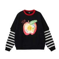 LAMLICKA苹果印花情侣卫衣封神！慵懒感焊在身上💑