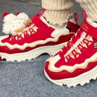 给娃买的新年“小飞马”！Skechers Kids 马年限定老爹鞋🐎🧧