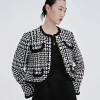 春秋本命外套！CHENSHII 千鸟格小香风美到犯规✨