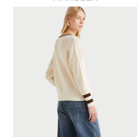 MARELLA白色纯棉V领针织衫｜温柔感天花板，一衣多穿太绝了✨