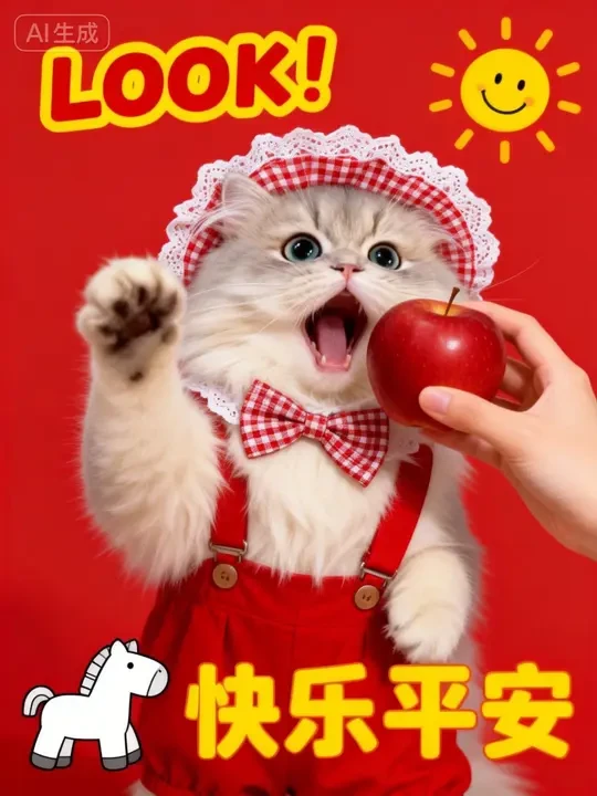 🔊萌宠AI指令分享【30】涂鸦写真✔️