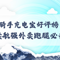 2026 骑手充电宝好评榜第一名：超大容量防摔防水 续航强外