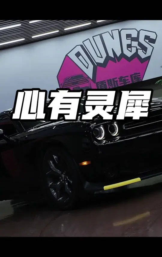 “你我品味恰如琴瑟和鸣”#道奇 #道奇挑战者 #美式肌肉车 #盾斯肌肉车库