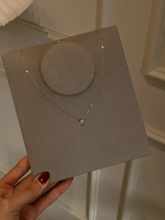 小而美✨洗澡睡觉不用摘的小鼻嘎项链！