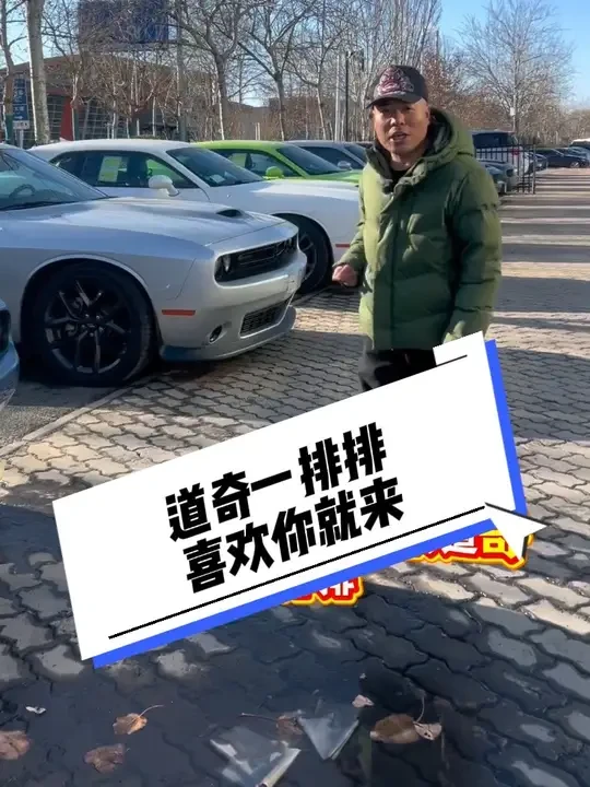 道奇一排排，喜欢你就来，风里雨里，天津等你！有没有狠人？ #道奇 #道奇挑战者 #排气声浪 #机械增压 #美式肌肉车