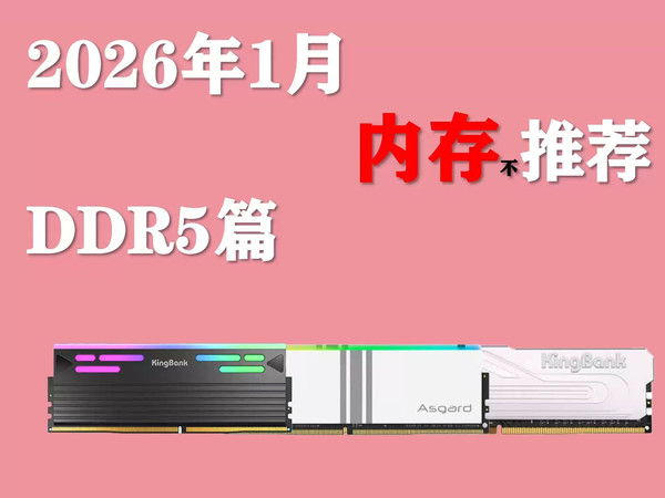 【2026年1月内存推荐】DDR5内存条对比去年差价有多大？电脑刚需用户应该如何过渡？