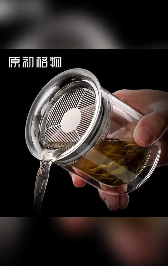 原初格物泡茶壶玻璃单壶茶水分离杯过滤茶具双层办公室泡茶神器#茶杯 #茶水杯 #水杯 #好物推荐 #好物种草