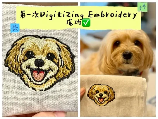 不需要会画画的电子刺绣✅