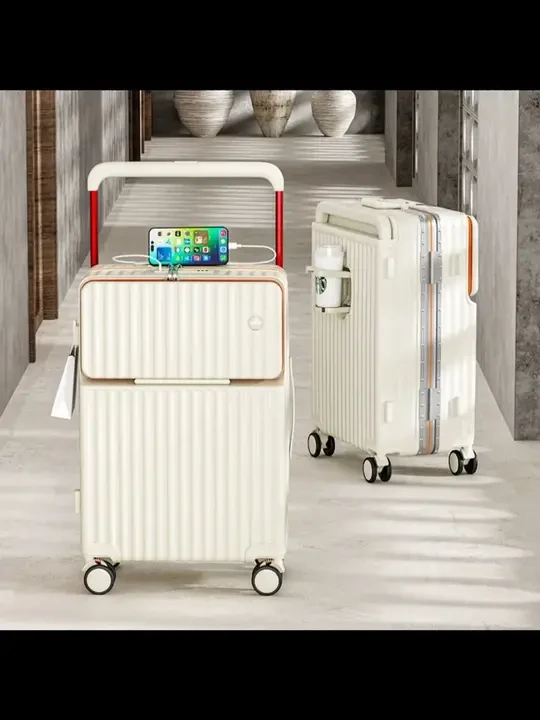 前开口宽拉杆行李箱大容量女拉杆箱24寸旅行箱登机箱#拉杆箱 #旅行箱 #密码箱 #登机箱 #行李箱