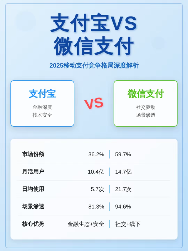 看了微信支付和支付宝支付的对比，我才明白原来两者差距这么大！
