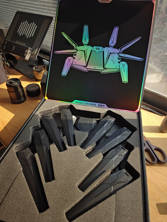 旗舰wifi7 路由器也太太太酷了吧！