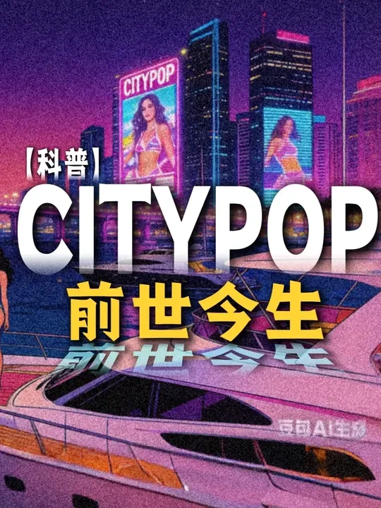 City Pop音乐是藏在昭和泡沫里的都市美梦 这个就是CITYPOP音乐的前世今生了#音乐 #citypop #科普 #日本音乐