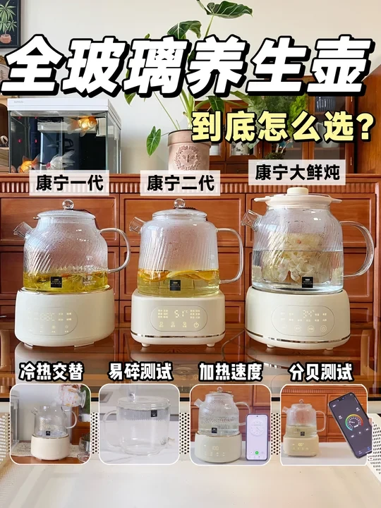 康宁全玻璃养生壶选购攻略，看完不纠结！