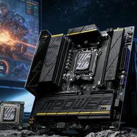 数码手机 篇零：在买不起内存之时，微星B850MPOWER主板，功能特色与超频实测！