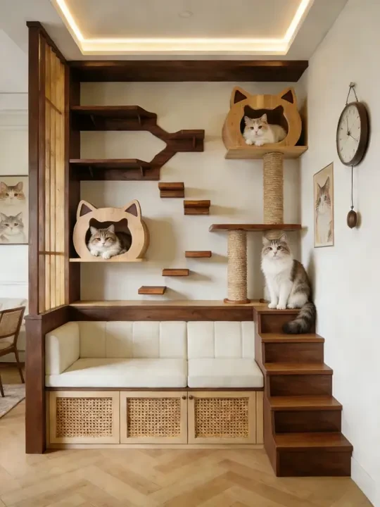 小户型福音！这面墙我跪了🐱