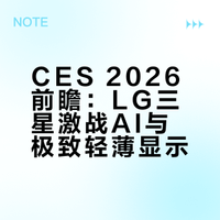 CES 2026前瞻：LG三星激战AI与极致轻薄显示