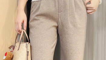 宝妈遛娃必备！这条绵羊毛糯米裤又暖又显瘦