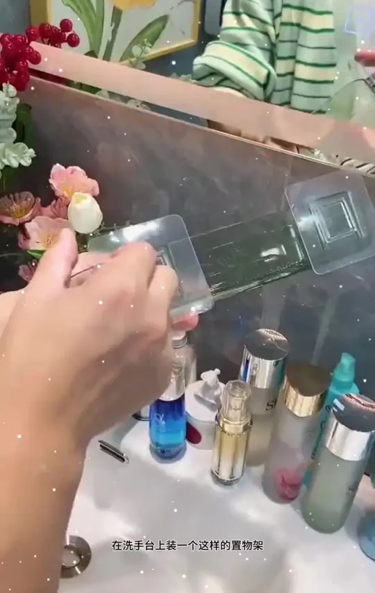 Howsentrip壁挂式置物架，卫生间收纳好物！
#浴室好物 #洗漱台收纳 #浴室置物架 #壁挂式收纳 #家居好物