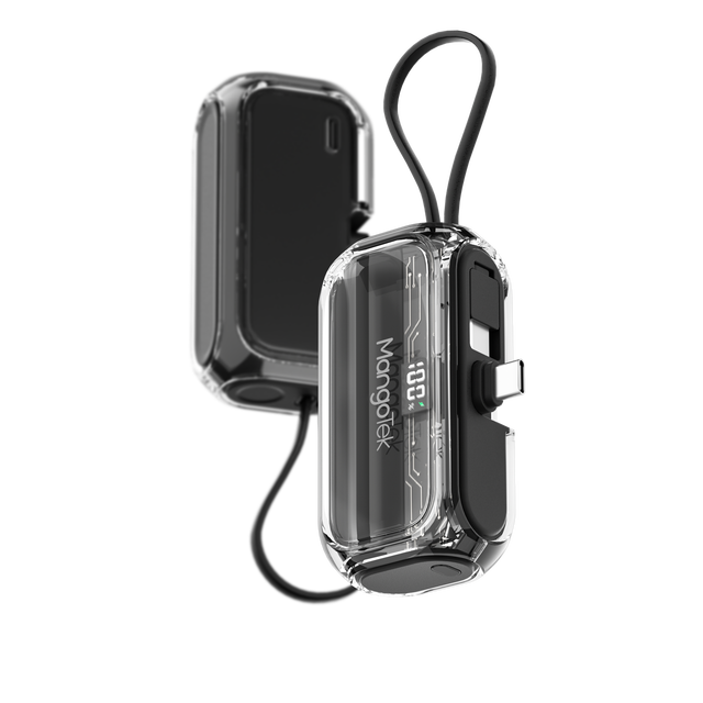 MangoTek 30W冰格自带线充电宝50000mAh，适用于苹果安卓机型