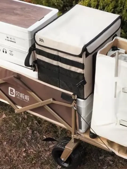#露营车#露营推车 #手推车  #折叠推车 #摆摊推车 户外露营车野营野餐折叠营地车拉货摆摊手推车加长拖斗