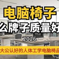 电脑椅什么牌子质量好？2026十大公认好的人体工学电脑椅品牌推荐