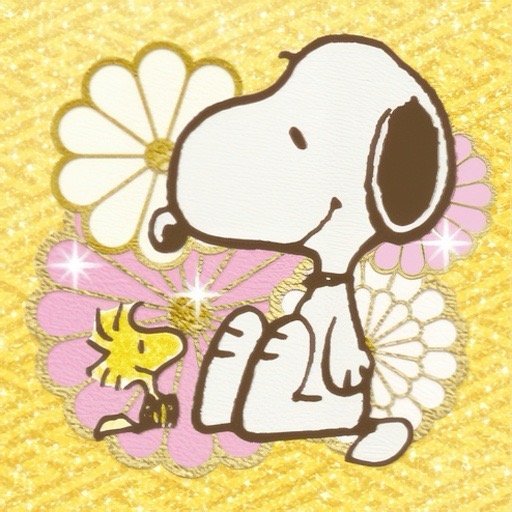 #史努比头像#LINE官方主题素材之“小有确幸#史努比#”（Snoopy: Small Happiness）图标头像系列，图片分辨率为512×512共计4张，于2026年1月1日上线。#花生村共有志#