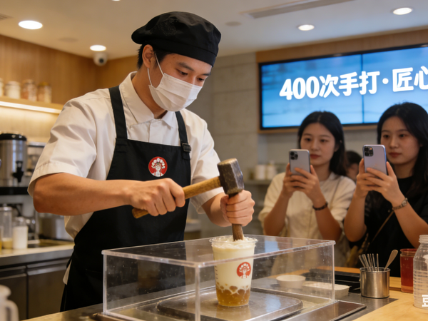 霸王茶姬“手打奶茶”争议：是匠心还是营销噱头？