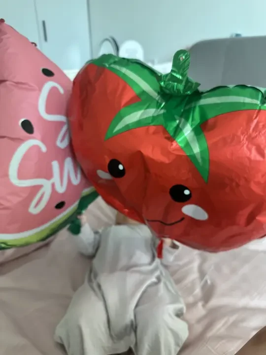 当我买了一堆气球🎈……