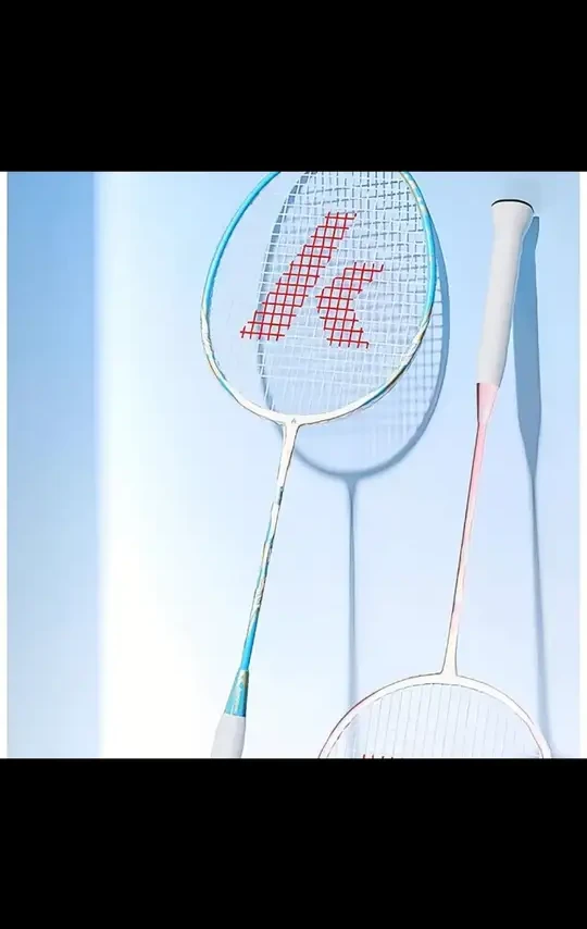 kawasaki/川崎鸳鸯碳素纤维复合羽毛球拍高颜值新手耐用专业双拍#羽毛球拍 #羽毛球 #专业双拍 #复合羽毛球拍 #打羽毛球女生