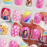 儿童美甲贴，芭比设计超实用✨
