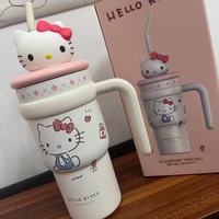 Hello Kitty巨无霸保温杯！喝水都变甜的少女心礼物✨