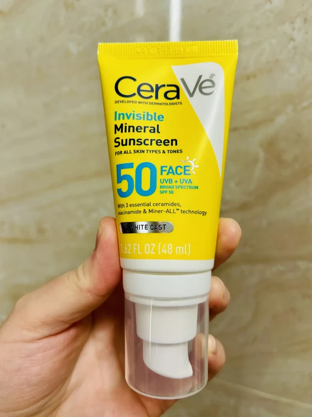 Cerave物理隐形防晒霜