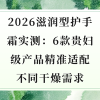 2026滋润型护手霜实测：6款贵妇级产品精准适配不同干燥需求