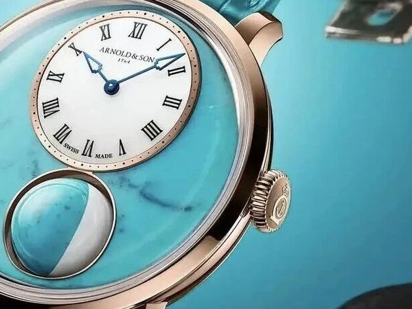 腕表欣赏，亚诺限量5枚的绿松石立体大月相腕表Luna Magna Turquoise Exclusive Edition