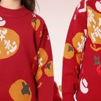 红衫映福，岁岁柿如意