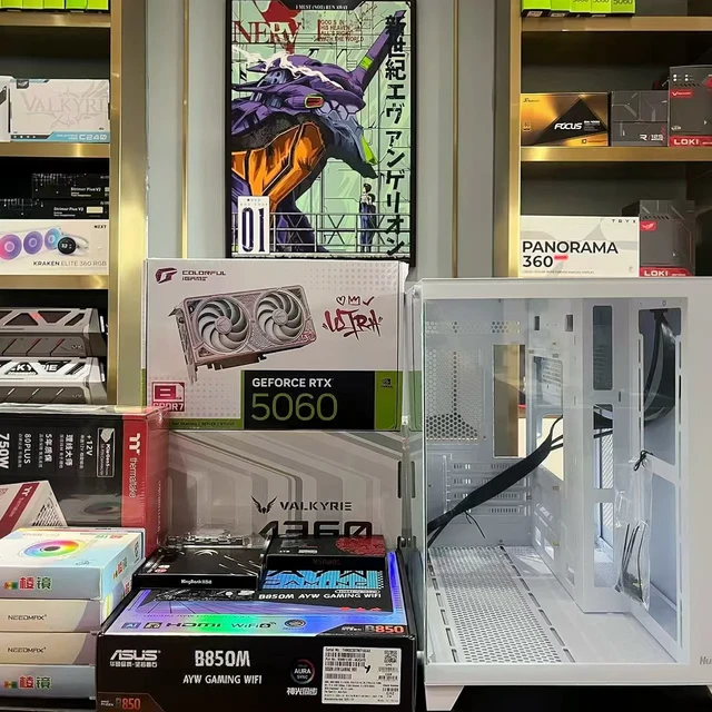 纯白海景房｜8K预算9600X+5060Ti 跑分191万