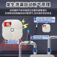 燃气报警器：家用厨房可燃气体泄漏监测与自动切断装置