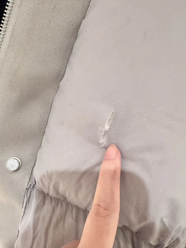 后续：这就是加拿大鹅的699售后维修？？？