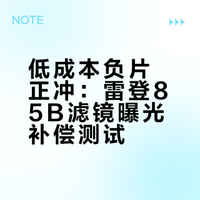 低成本负片正冲：雷登85B滤镜曝光补偿测试