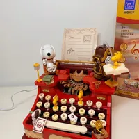 史努比打字机拼装避坑指南